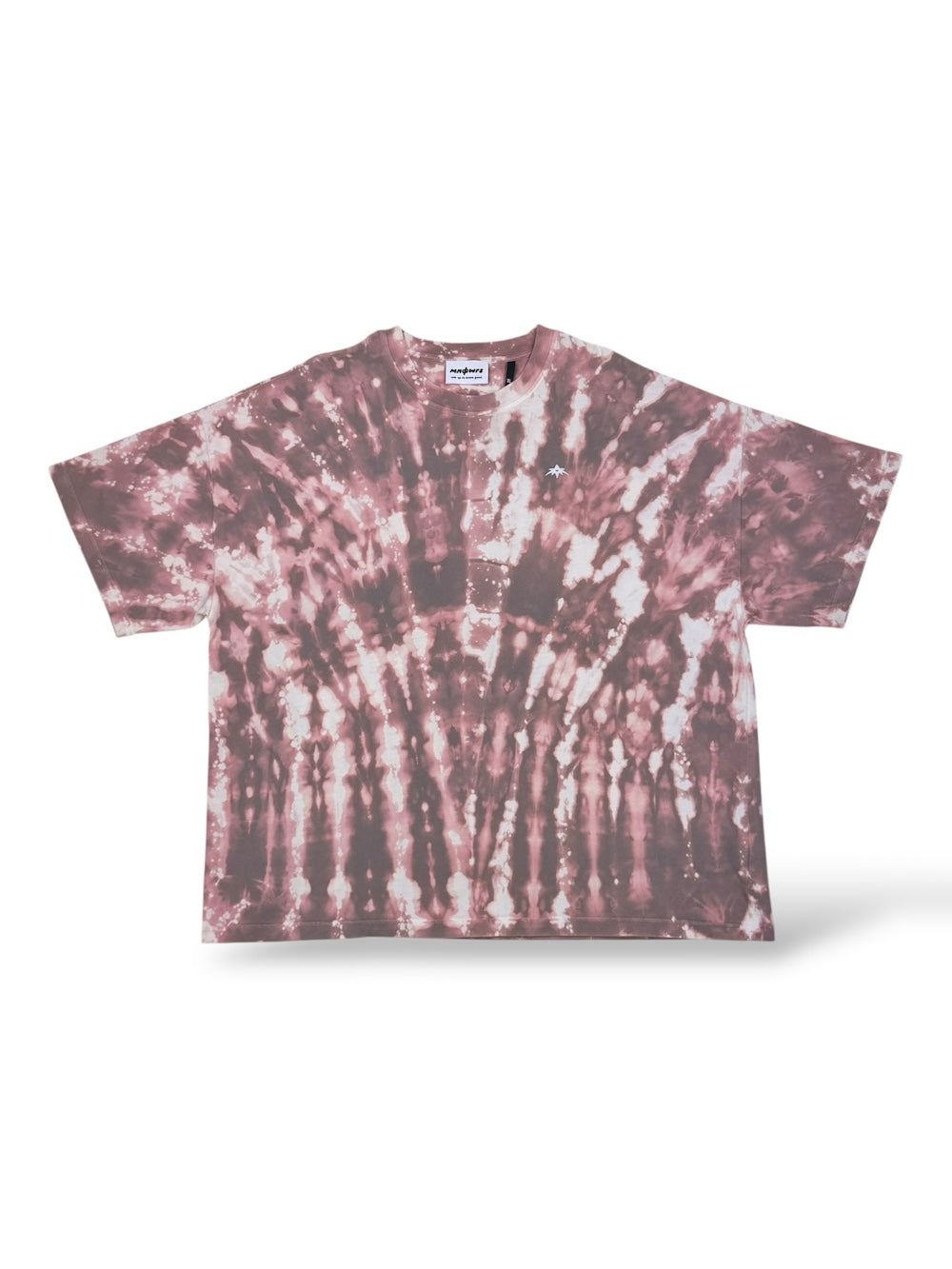 Dusty Garnet | Oversized T-Shirt | Bleach Dye