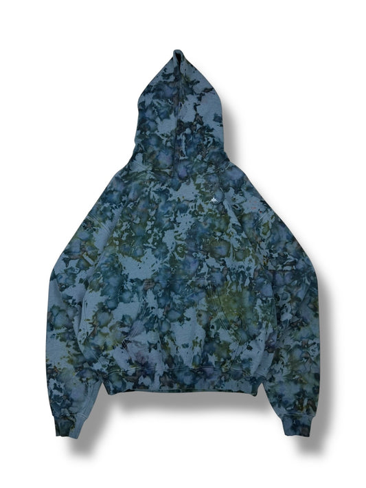 Dark Forest Downpour | Oversized Hoodie | Ice Dye
