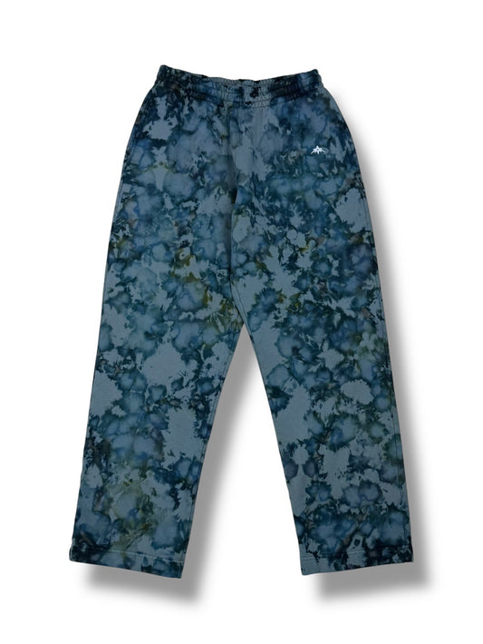 Dark Forest Downpour | Straight-Leg Sweatpants | Ice Dye