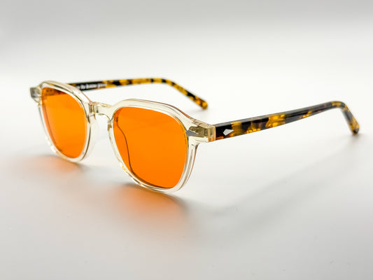 New Timeless - Clear Leopard & Orange