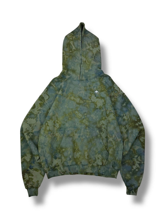 Sage Basin | Oversized Hoodie | Ice Dye