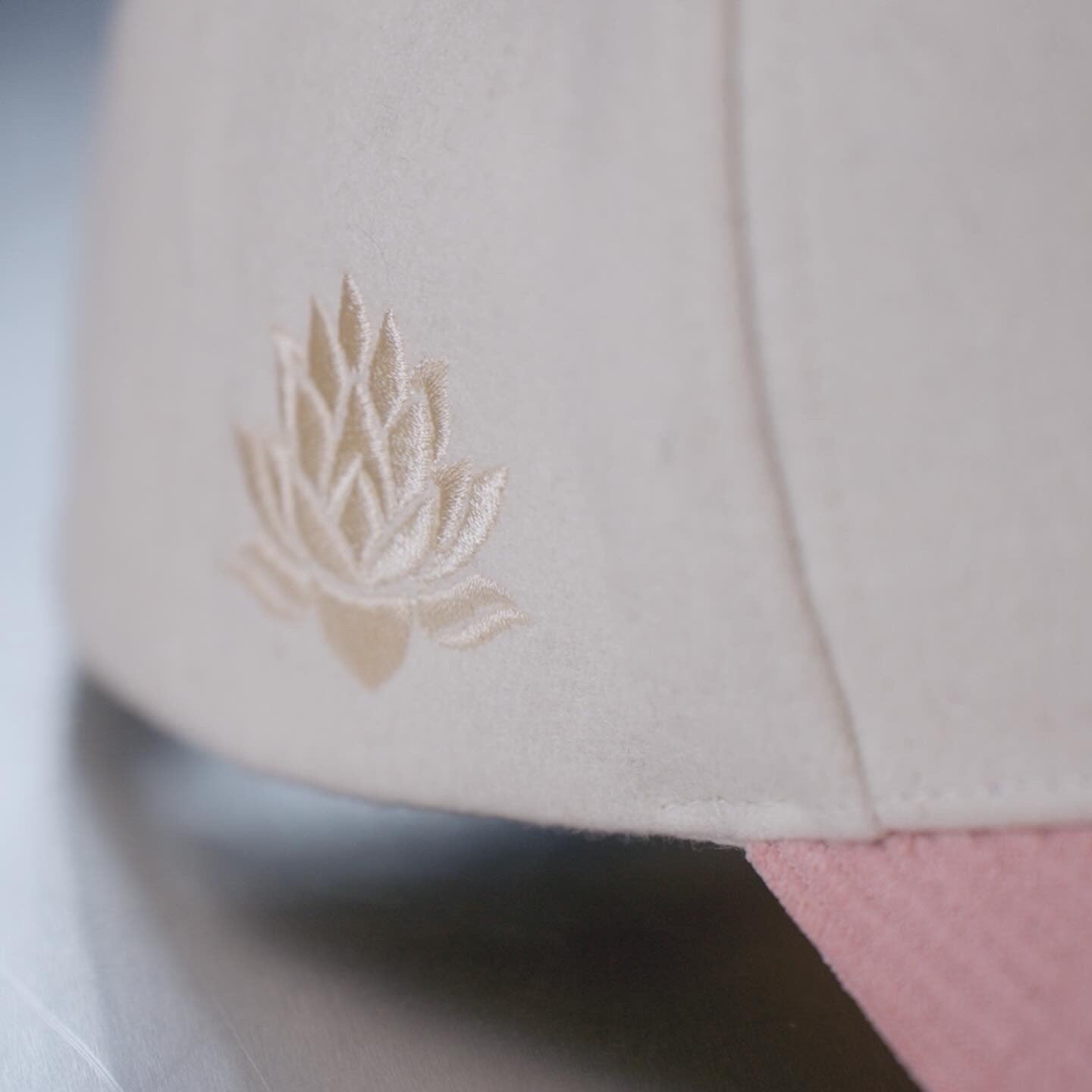 Thinking Cap - brain pink wool & corduroy